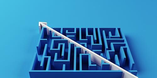 Maze with a shortcut